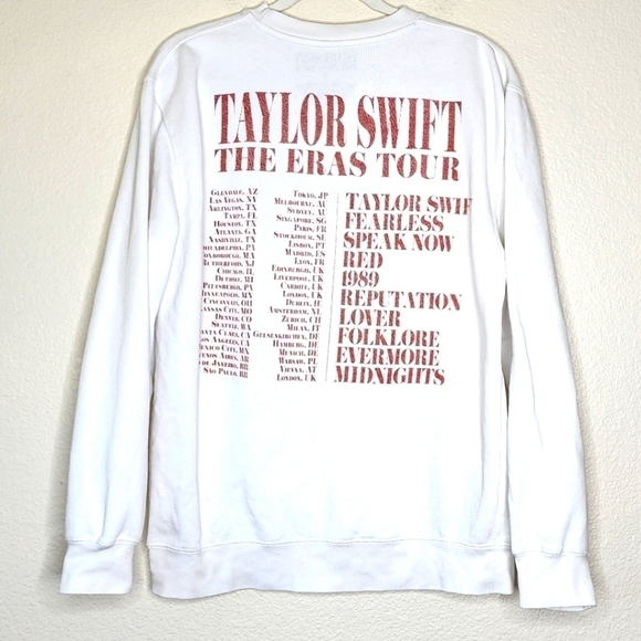 Taylor Swift Reputation Eras Tour Sweatshirt M - Picture 5 of 5